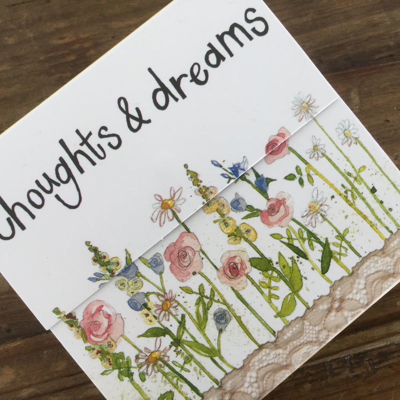 MM14 Thoughts and Dreams Mini Magnetic Notepads By Alex Clark Art