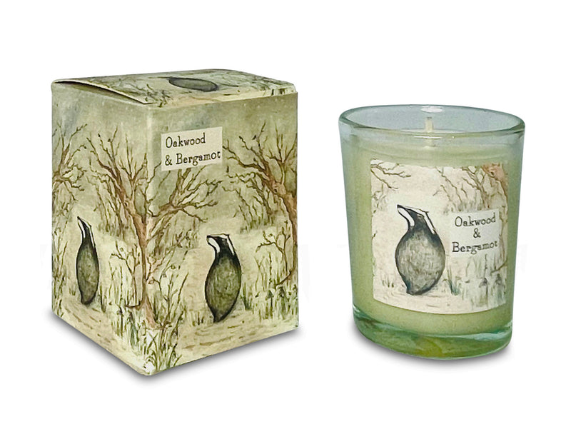 Heaven Scent Small Oakwood and Bergamot Candle