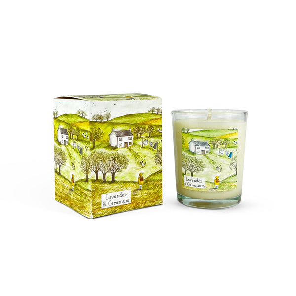 Lavender & Geranium Heaven Scent Small Candle