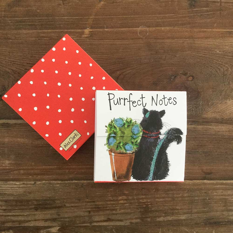 MM35 Puss And Pot Mini Magnetic Notepads By Alex Clark Art