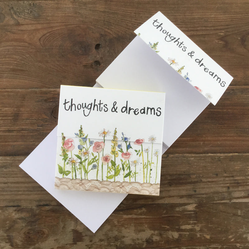 MM14 Thoughts and Dreams Mini Magnetic Notepads By Alex Clark Art