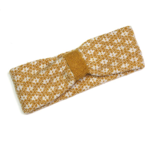 40537 Mustard Knot Headband By Pom