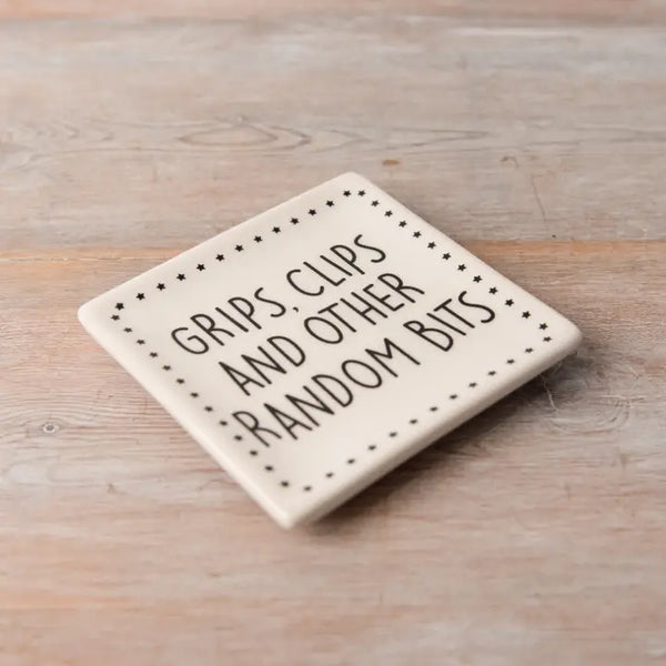 Grips Ceramic Trinket Dish By Gainsborough Giftware