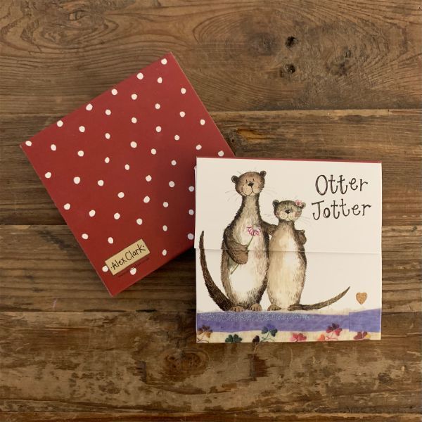 MM38 Otter Jotter Mini Magnetic Notepads By Alex Clark Art