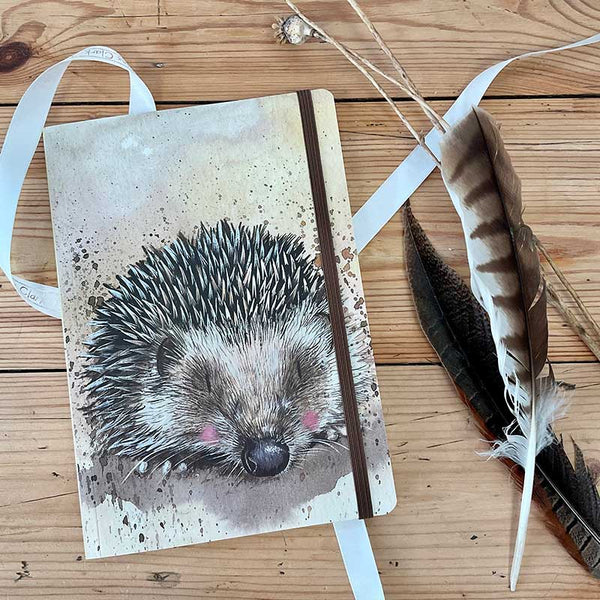 LCN14 Harriet The Hedgehog Large Chunky Notebook By Alex Clark Art