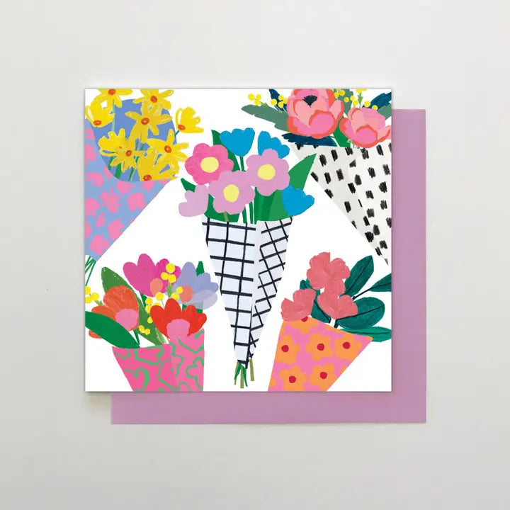 AC15 Bunches Of Flowers Card