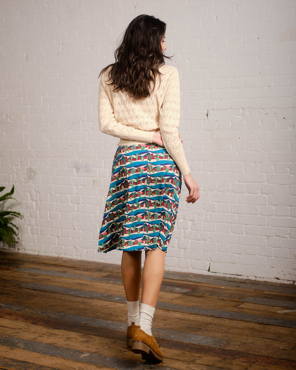 Annabel Skirt in Cactus Print