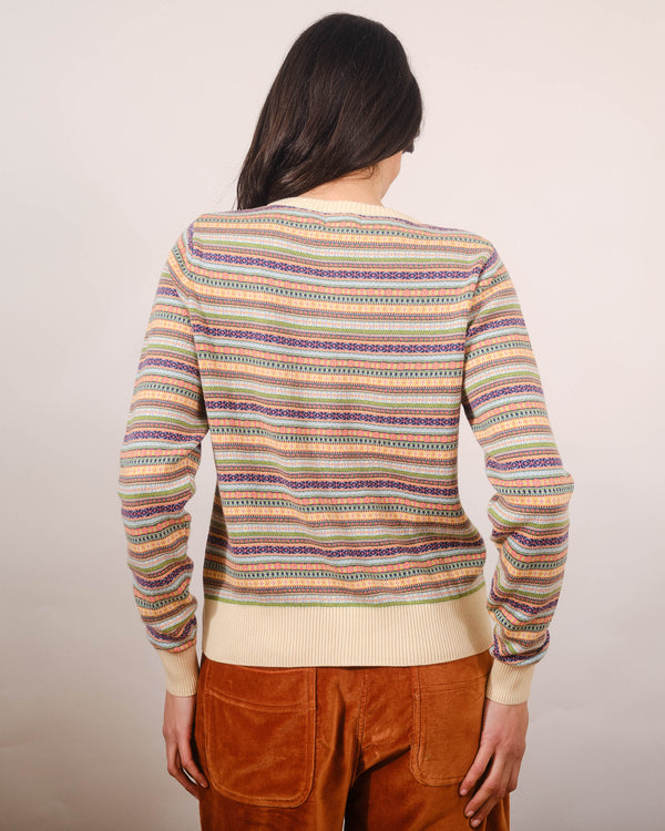 Basic Cardigan in Orkney Fairisle Multi