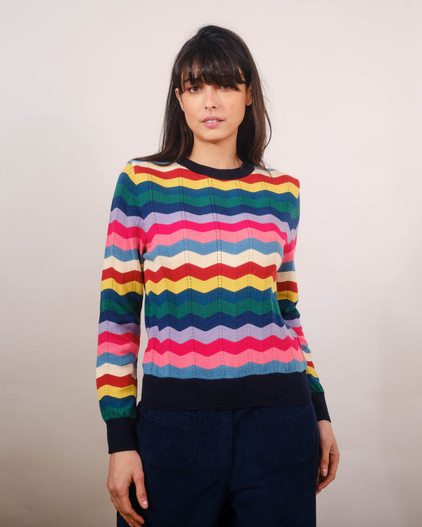 Basic Crew in Rainbow Waves