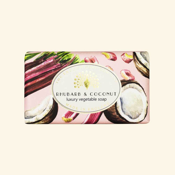 Vintage Rhubarb & Coconut  Soap By English Soap Company