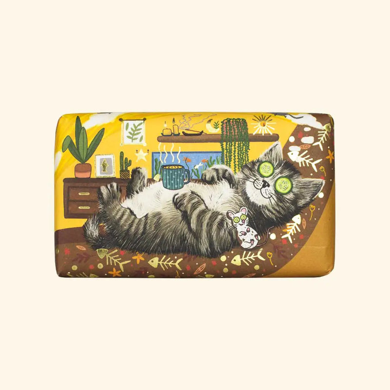 Cat Illustrated Soap By English Soap Company