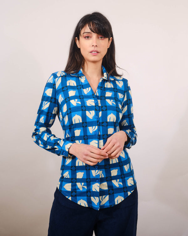 Felice Top in Be Free Print