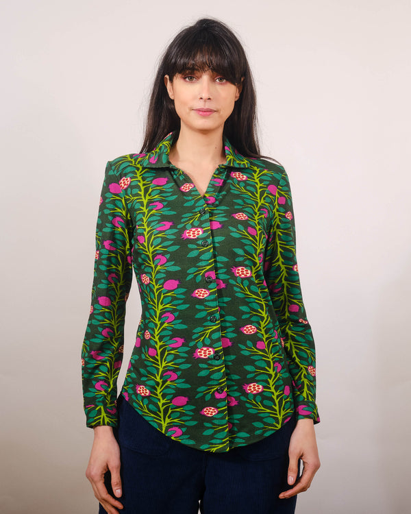 Felice Top in Pomegranate Print