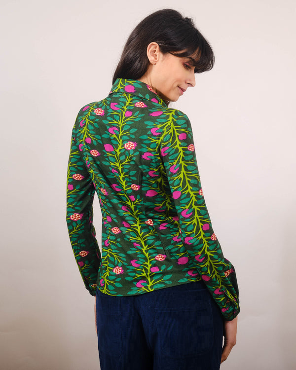 Felice Top in Pomegranate Print