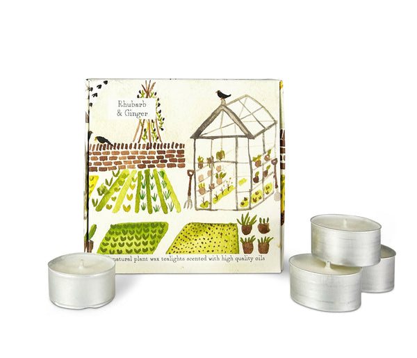 Rhubarb & Ginger Heaven Scent Plant Wax Tealights