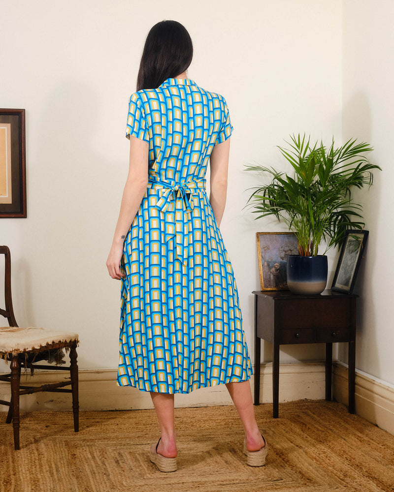 Jonie Dress in Hove Pier Print