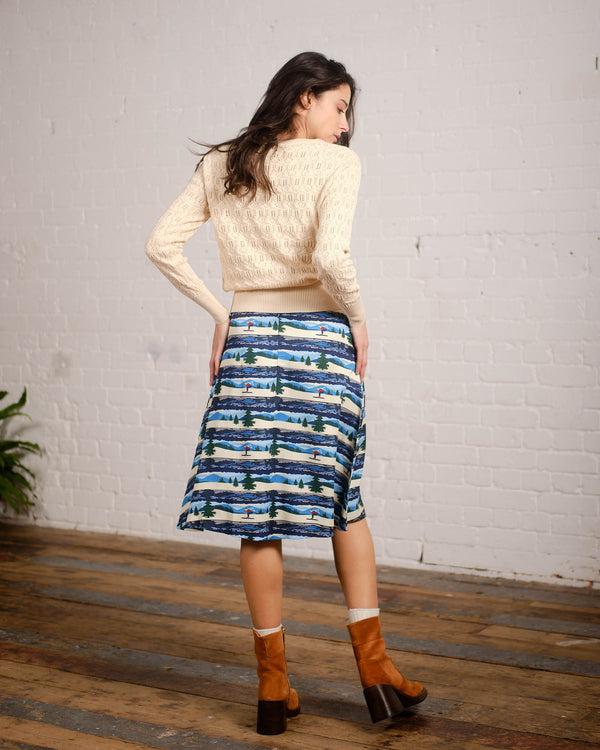 Annabel Skirt in Alpine Print