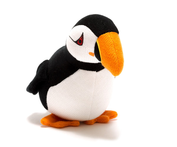 BY5433 Large Soft Puffin Knitted Toy By Best Years