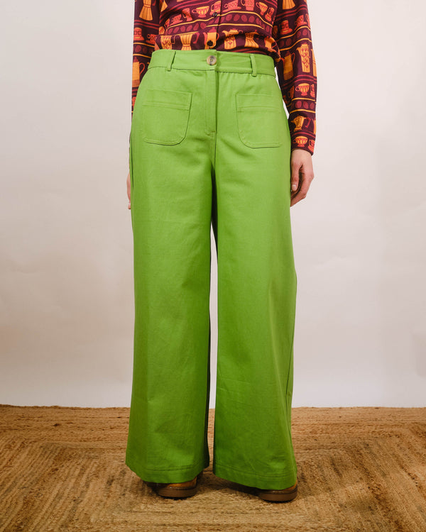 Ross Trousers in Peridot Twill