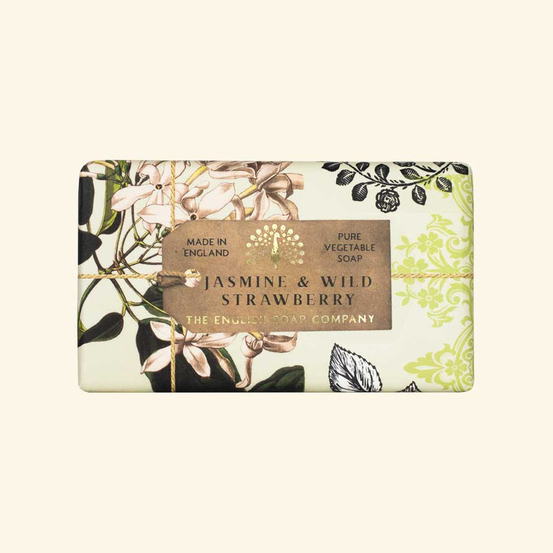 Jasmine & Wild Strawberry Soap By English Soap Company