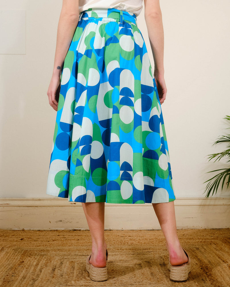 Suzi Skirt in Bauhaus Print