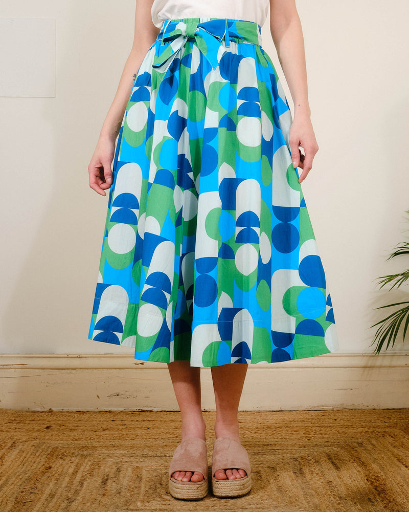 Suzi Skirt in Bauhaus Print