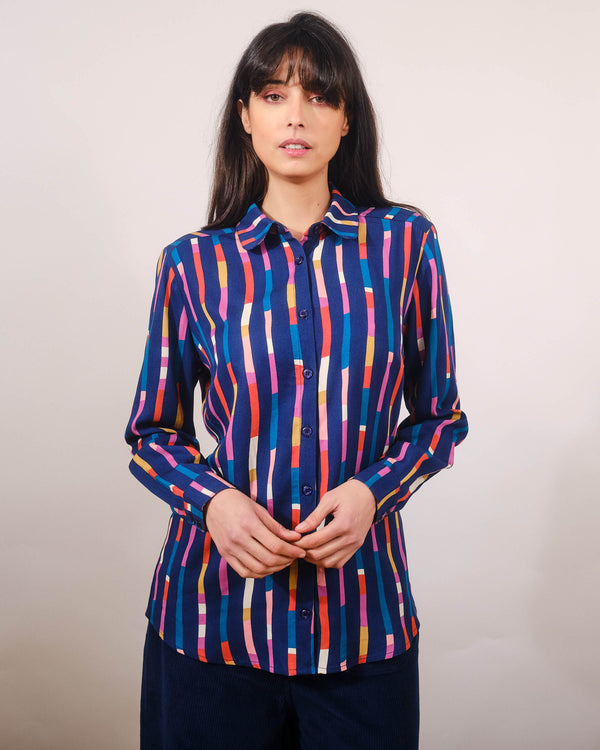 Winnie Top in Streamers Print