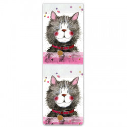 BM67 Klaus Cat Magnetic Bookmark By Alex Clark Art