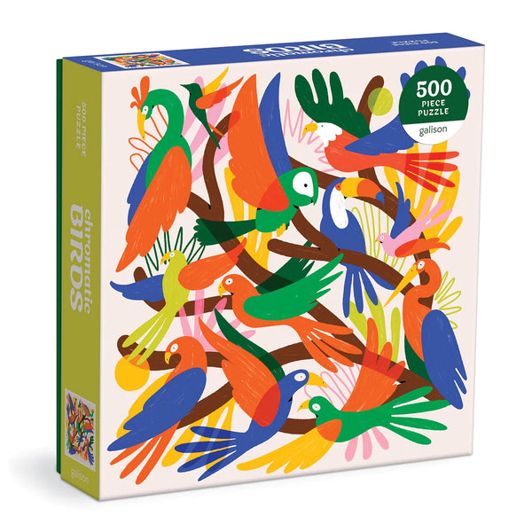 Chromatic Birds 500 Piece Jigsaw Puzzle