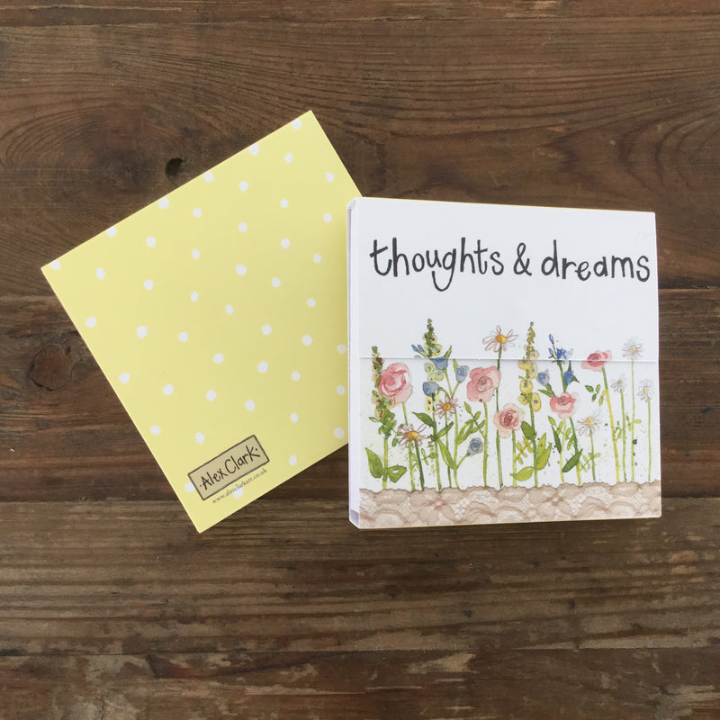 MM14 Thoughts and Dreams Mini Magnetic Notepads By Alex Clark Art