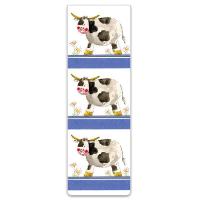 BM54 Dairy Cow Magnetic Bookmark By Alex Clark Art