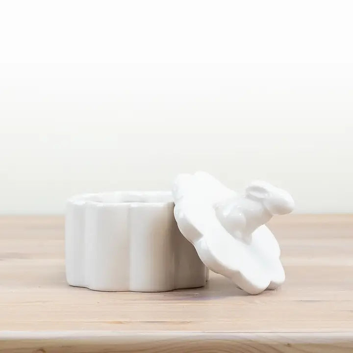 White Rabbit Storage Jar By Gainsborough Giftware