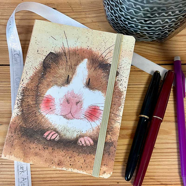 SCN21 Gilbert Guinea Pig Small Chunky Notebook By Alex Clark Art
