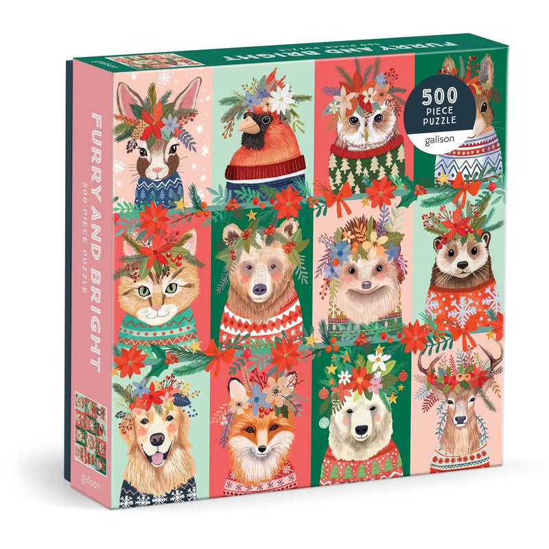 Furry and Bright 500 Piece Jigsaw Puzzle