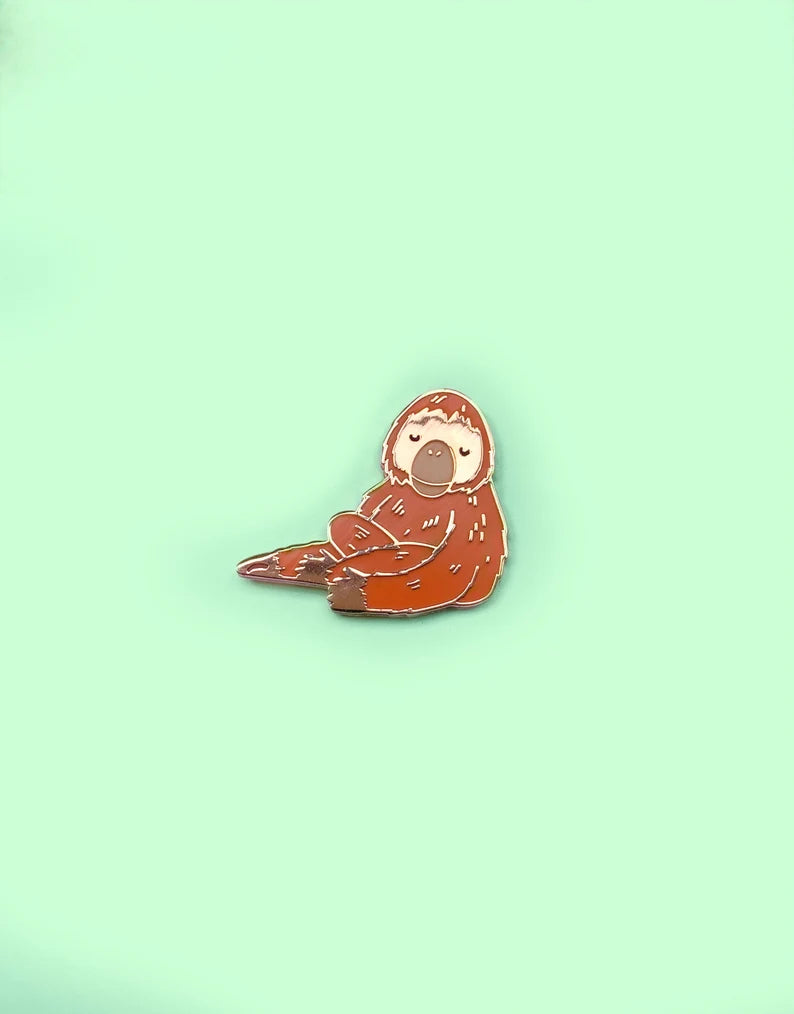 Enamel Pin Orangutan by Tom Hardwick