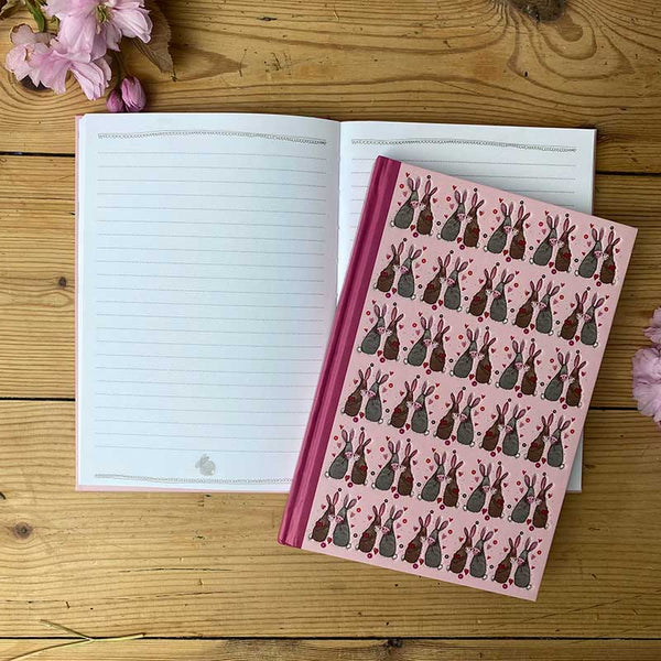 SHB08 Beautiful Bunnies Small Hardback Journal By Alex Clark Art