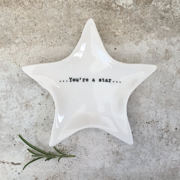 6006 'You're A Star' - Trinket Dish By East of India