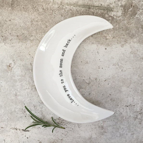 6007 'Love You To The Moon' - Trinket Dish By East of India