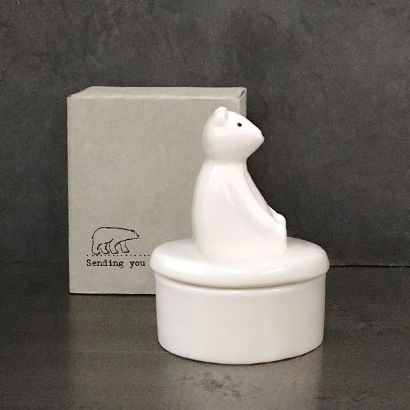 6184 Bear - Trinket Pot By East of India